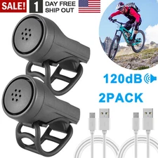 Super Loud Bike Electronic Siren Horn Bicycle Bell Ring Handlebar Alarm Speaker