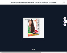 SENSATIONNEL 3X JAMAICAN TWIST PRE-STRETCHED 36" COLOR 30