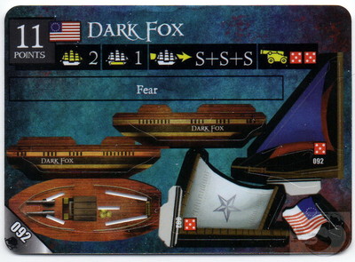 Wizkids Pirates Pocketmodel - Dark Fox (Ship) DJC 092 U