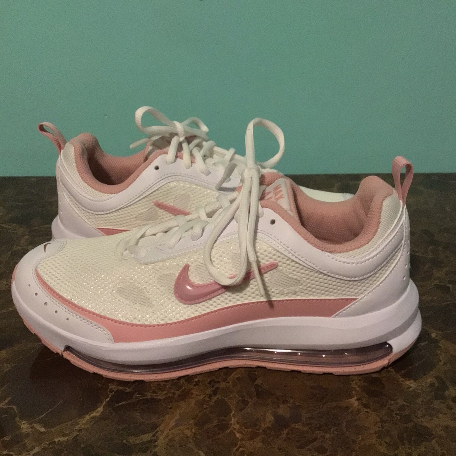 Size 9.5 - CU4870-101 Nike Women's Air Max AP White/Pink 195237004027 | eBay