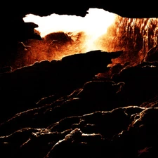 Abstract Collection - The Edge - 24" x 24" Canvas Art Poster