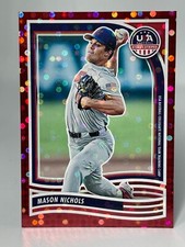 2024 Panini USA Stars & Stripes MASON NICHOLS #169 Red Parallel 194/199