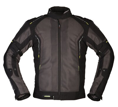 Motorrad Tex-Jacke Modeka Khao Air Farbe: Dunkelgrau/Schwarz Gr: M