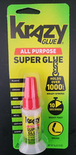  5 Pack Krazy Glue, All-Purpose Gel, Brush Tip, 5g