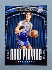 2021-22 PANINI HOOPS BASKETBALL NOW PLAYING JOSH GIDDEY OKC THUNDER RC 🔥🔥