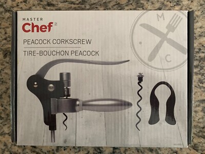 Master Chef  Peacock Corkscrew Korkenzieher *NEU & OVP*