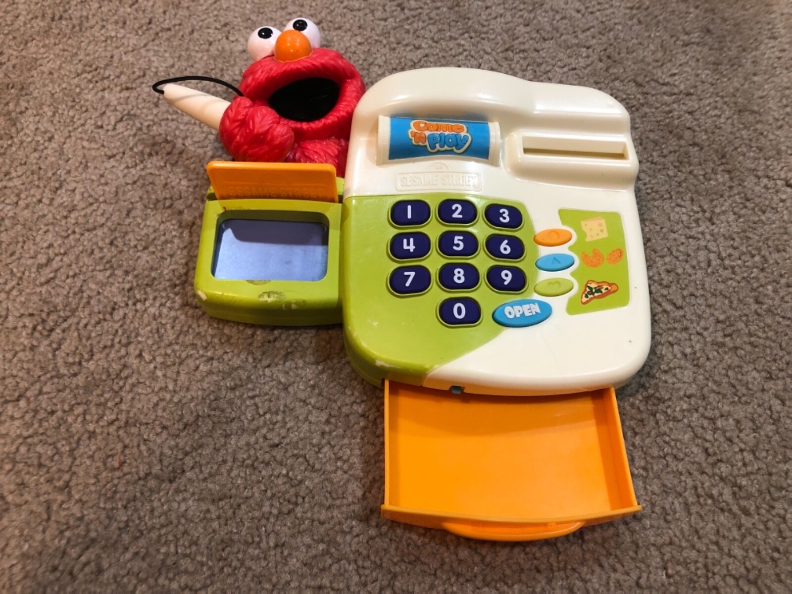 Playskool Sesame Street Come 'N Play Elmo Cash Register Toy eBay
