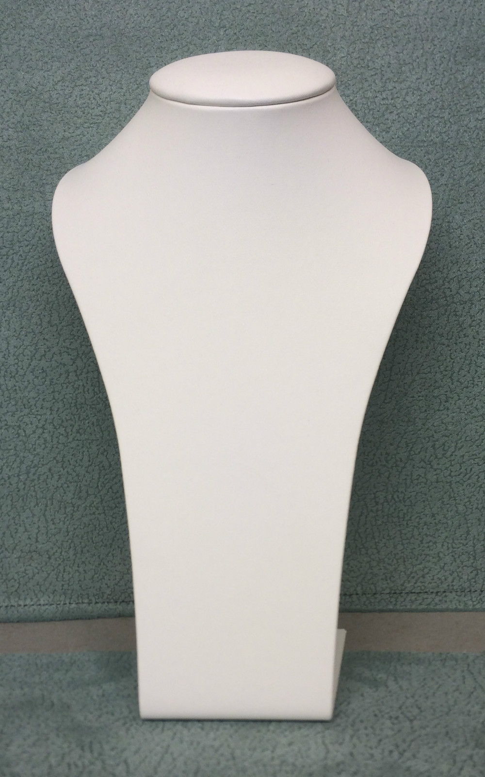 26cm Necklace Jewellery Display Bust (Ivory Leatherette)