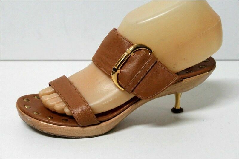 DIFFUSION ACCESSORY Brown Leather and Patent Wood… - image 3