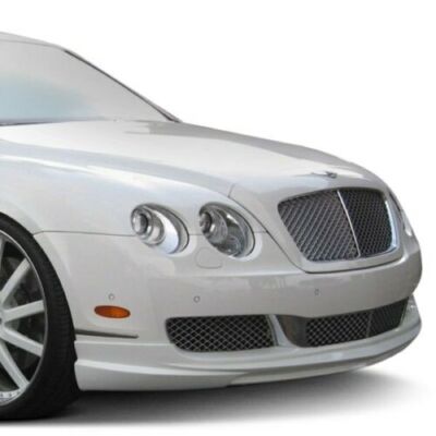 Fiberglass Front Bumper Lip Spoiler Wald Style For Bentley Continental 2005-2008