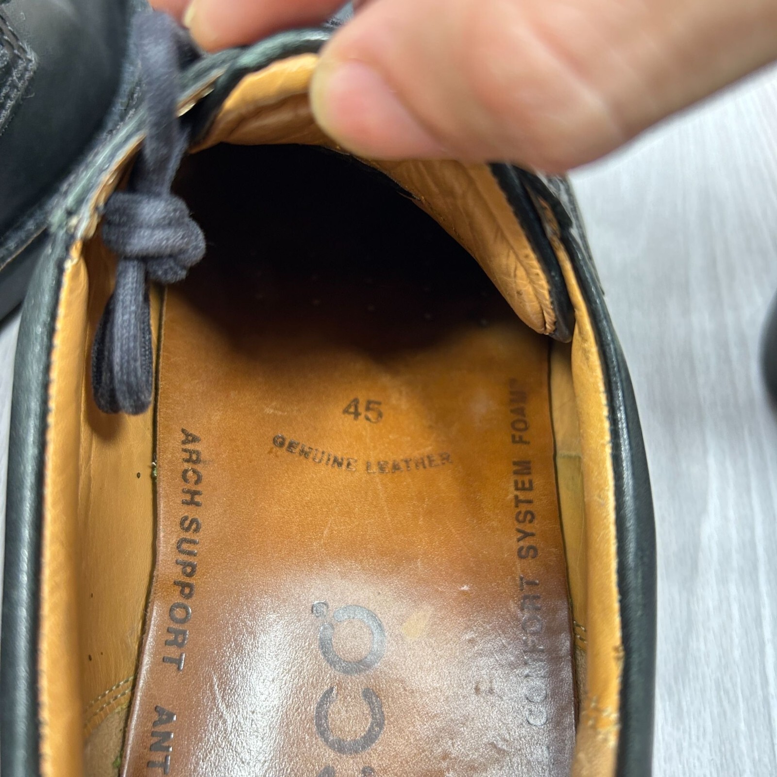 ecco seattle apron toe derby