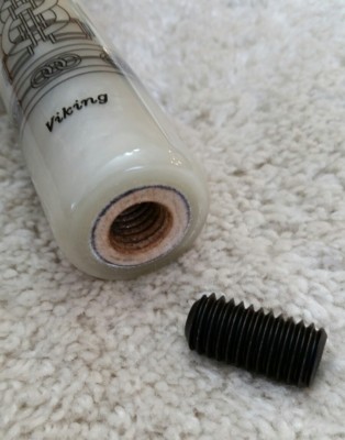 IN STOCK, Viking Cue .4 oz Weight Bolt, Viking & Valhalla Pool Cue Accessory