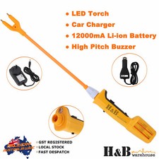 Cattle prodder stock prod electric shock flexi rechargeable Led Torch 109cm 8kV