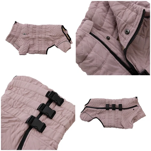 Dog Winter Coat 4 Legs Covered Windproof Waterproof Reflective Warm Dog Clothing - Picture 53 of 65