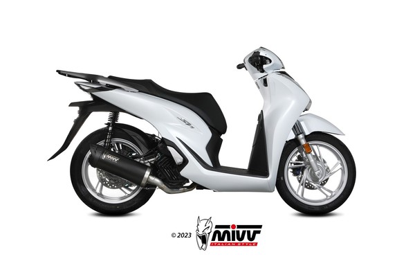 Mivv Mover Auspuff Schwarz Passend FüR Honda SH 150 2020-2024-image