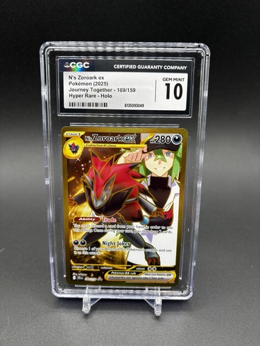 N's Zoroark ex graded CGC 10 for sale on eBay