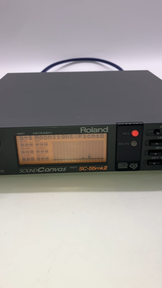 Roland SC-55 mkII SOUND Canvas Made in Japan 1995 w/Adapter