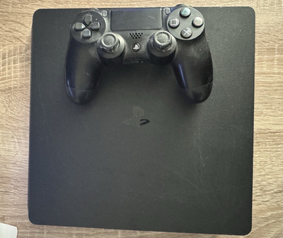 Sony PlayStation 4 Slim Heimkonsole 500 GB Schwarz mit DualShock 4 Controller