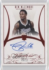 2013-14 Panini Flawless Rookie Auto Ruby 9/15 Ben McLemore #RA-BM Auto 3d3