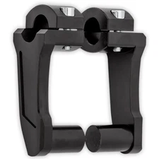 Rox Pivoting Handlebar Riser Black 4" Rise 4R-P4RX-01