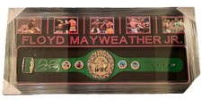 Floyd Mayweather Signed Autographed Framed Full Size Replica WBC Belt Beckett
