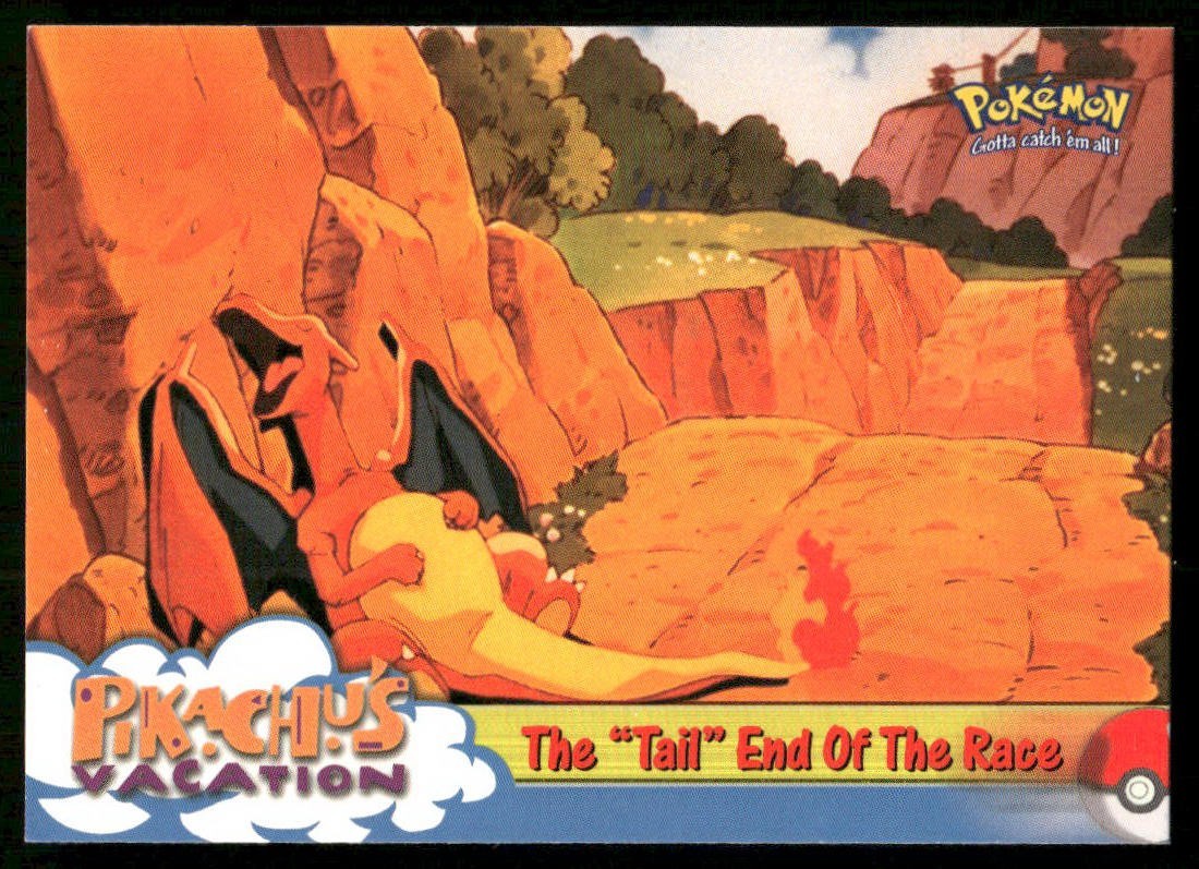 The Tail End of the Race #50 Pokemon 1999 Topps Movie LP
