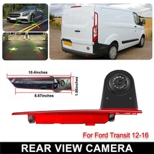 Custom Brake Light Camera Backup Reverse w/ 10m Cable For 2012-2016 Ford Transit