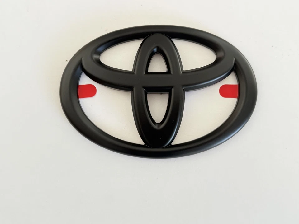 Nuevo Toyota Tundra 2022-25 mate apagón superpuesto parrilla delantera emblemas insignia Foto 2 de 2