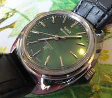 Made In India "Kohinoor" Classic Dark Green Dial HMT Manual Winding Watch