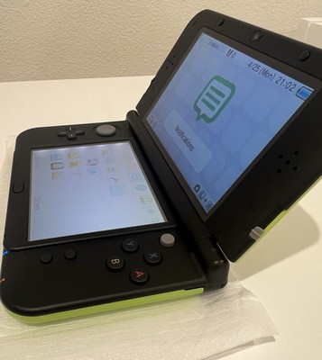 TOP IPS Nintendo New 3DS LL/XL (English) GREEN CIB-NEAR MINT *US