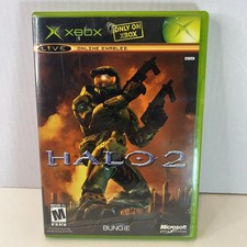 Halo 2 Microsoft Xbox, 2004 Incomplete With Box No Manuel Free Shipping Fast