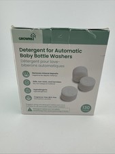 GROWNSY Automatic Baby Bottle Washer Detergent Tablets 130 Count White