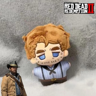 Game Red Dead Redemption 2 Arthur Morgan Cosplay Doll Cotton Doll Keychain Plush