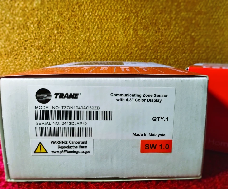 Trane 7-Day Programmable XL1040 Zone Control Thermostat (model:TZON1040AC52ZB) - Image 3 of 4