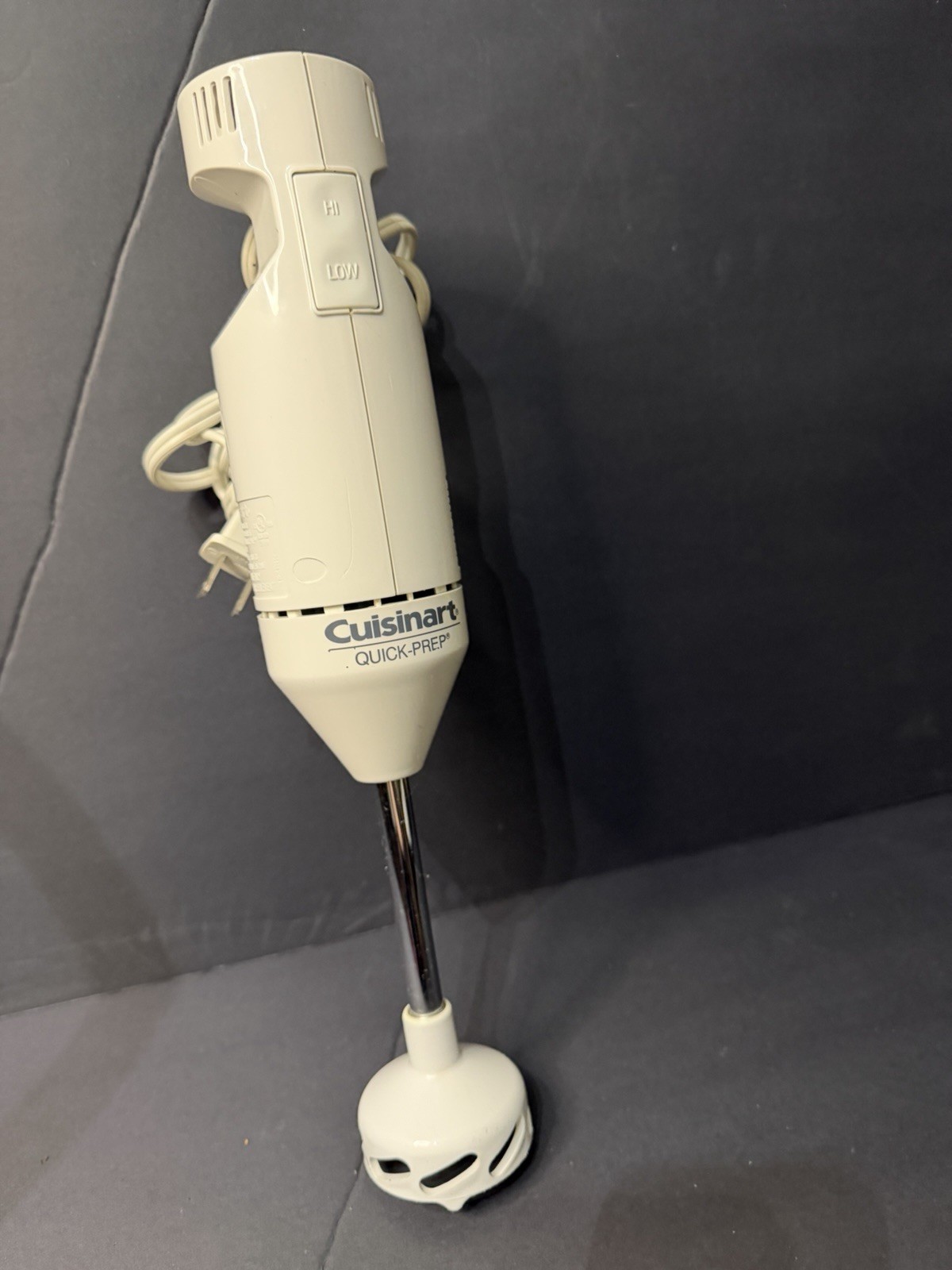 Cuisinart White Quick Prep Hand Immersion Blender 2 Speed Mo