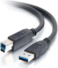2M/6.56' USB 3.0 a Male to B Male Cable, Black