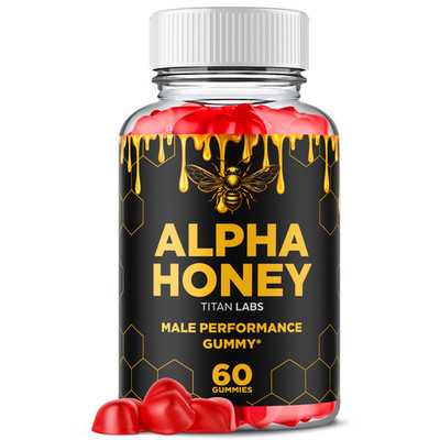 (1 Pack) Alpha Honey Gummys Male Health Support Supplement AlphaHoney 60 Gummies