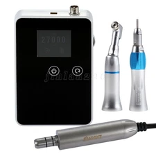Dental Portable Electric Polish Micro Motor / Straight Handpiece Contra Angle