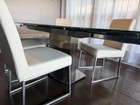 Modern dining room set table & chairs — photo 4