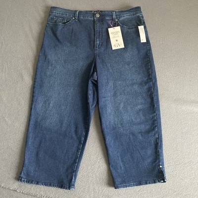 Gloria Vanderbilt Amanda Capri Jeans Women's 16 All-Around Slimming Effect NEW