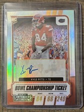 2021 Panini Contenders Kyle Pitts bowl  Championship Ticket Auto Rookie  1/1