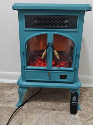 Warm-Living Infrared Technology Infrared Stove Fireplace w/Remote - Open Box  