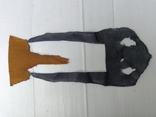 handmade Stingray Skin Leather Hide pelt scraps 62 grams  LE222