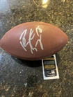 Peyton Manning Signed Wilson Football JSA COA Bold Silver Auto