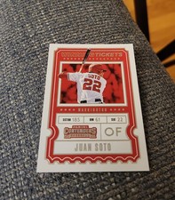 2020 Contenders Baseball Juan Soto Winning Tickets WT-12 Washington Nationals 