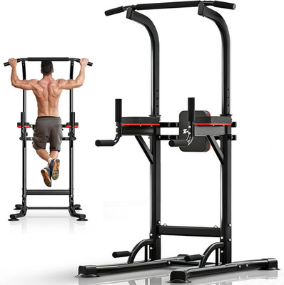 Pull up Bar, Multi-Function Pull up Dip Bar Station, Home Gym Workout Strength T