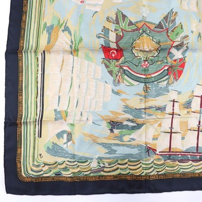 Hermes Paris Scarf SILK 100 Carre 90 Henry F Smith Sailor W/Tags