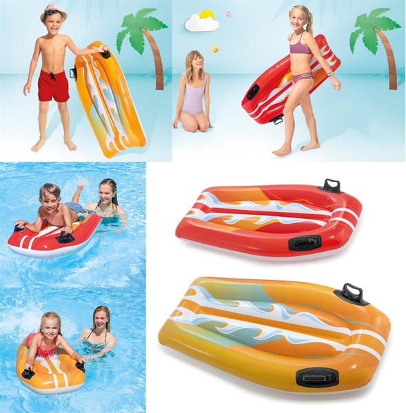 Set: Intex Joy Riders - Schwimmbrett Luftmatratze Wellenreiter Surfboard 2Er Set-image