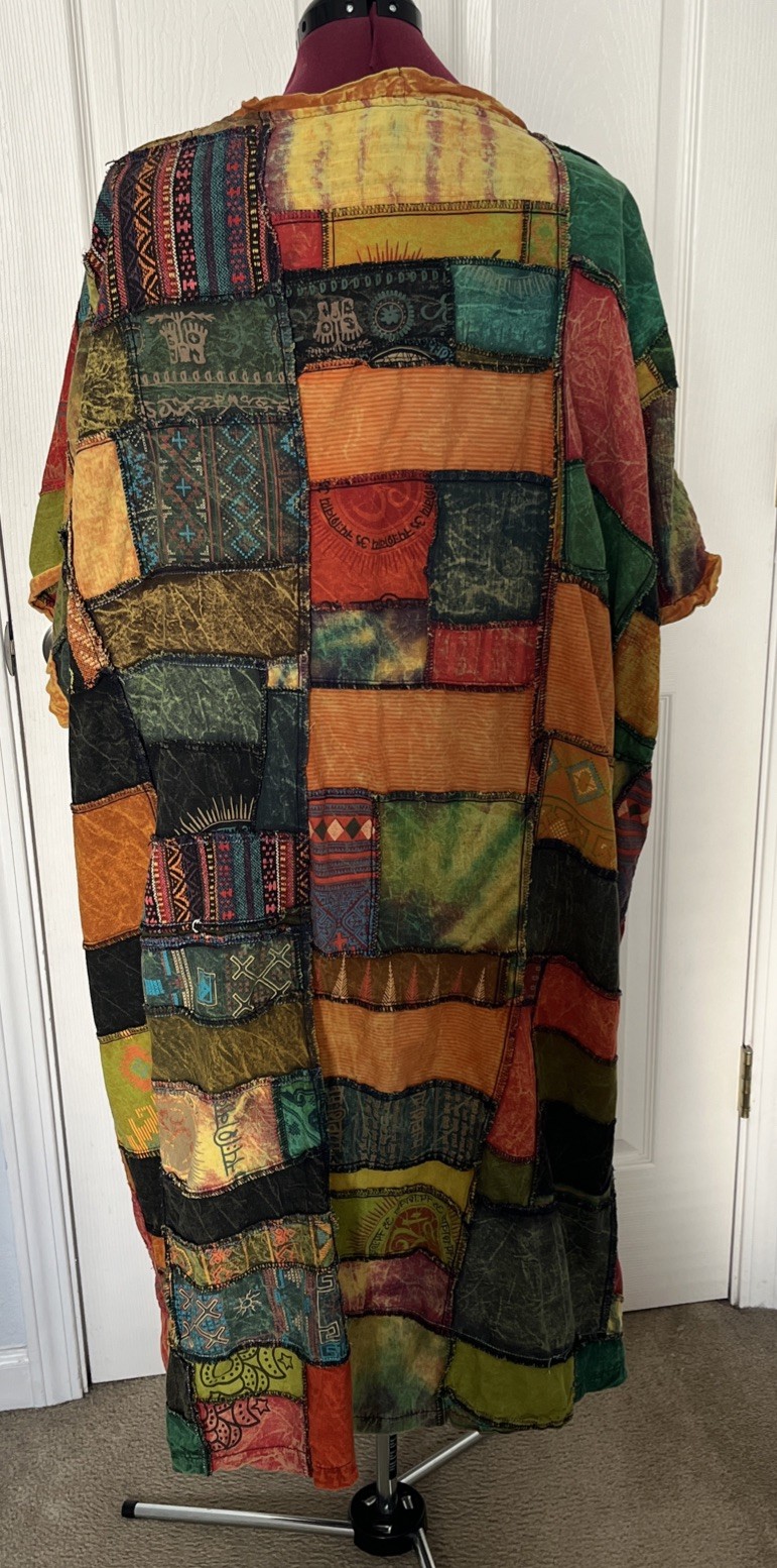 Ordinary Selenophile Patchwork Duster Cotton Mult… - image 5