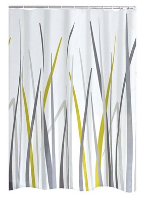 RIDDER Duschvorhang Textil Gras 180x200 cm multicolor Textilvorhang Vorhang